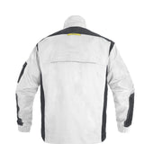 CXS Stretch Men's Work Jacket in White/Gray - Euro Work Wear