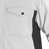 CXS Stretch Men's Work Jacket in White/Gray - Euro Work Wear