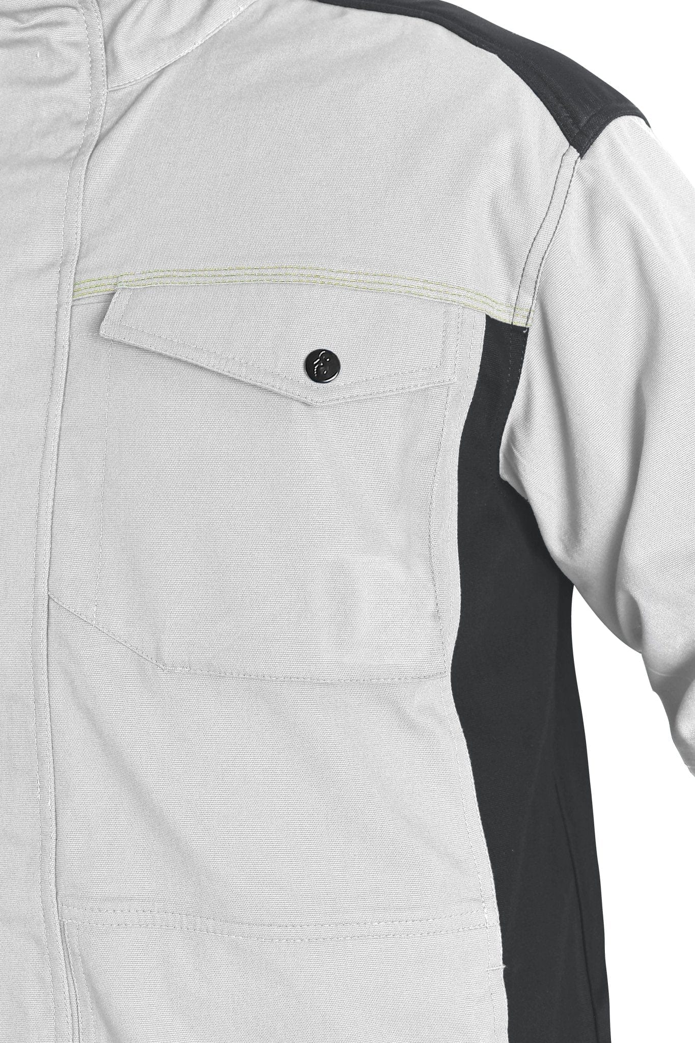 CXS Stretch Men's Work Jacket in White/Gray - Euro Work Wear