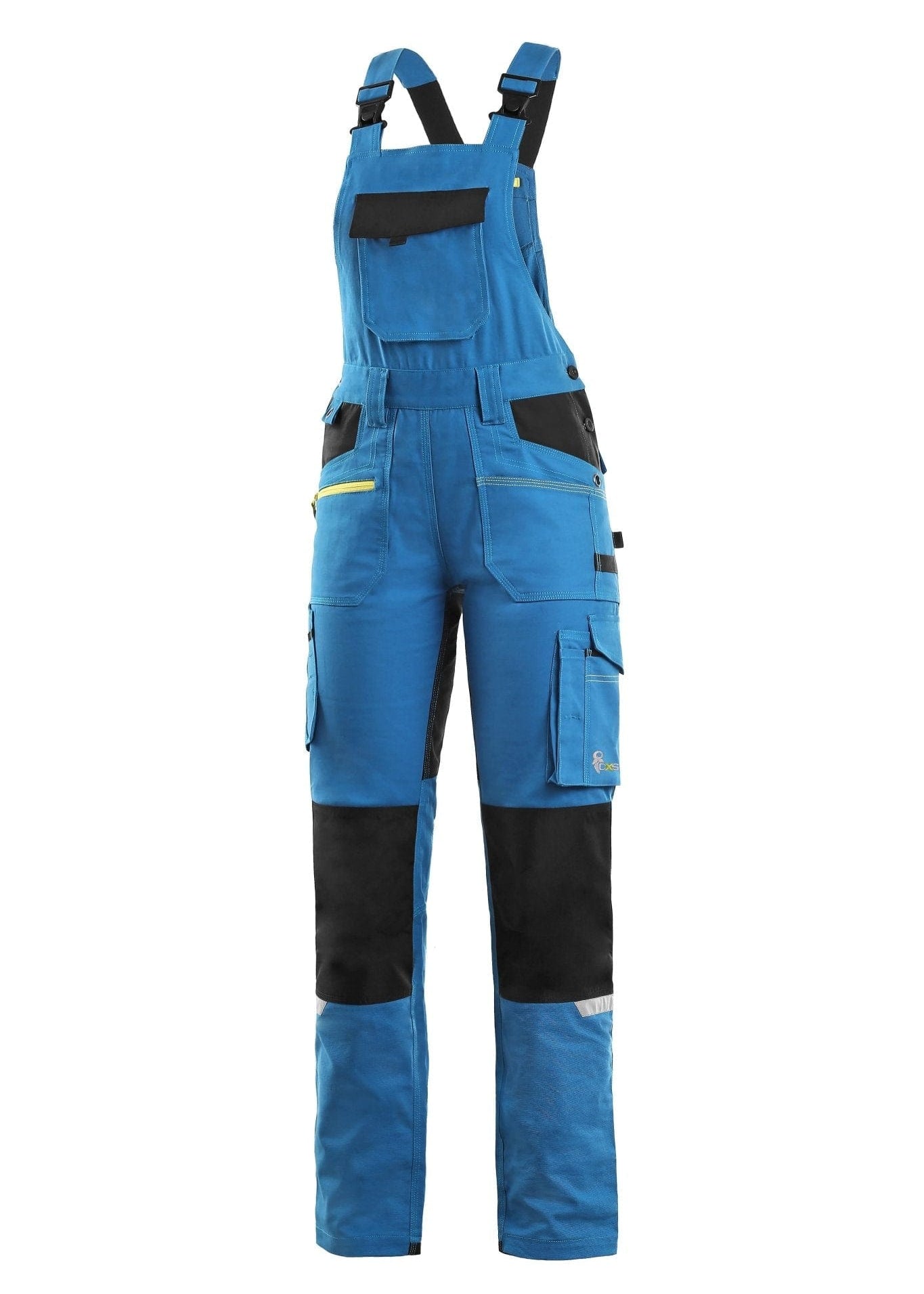 CXS Stretch Women's Overalls in Blue/Black - Euro Work Wear