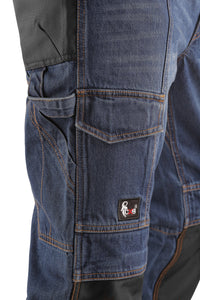 Euro Work Wear Jeans CXS Nimes, men´s, blue-black