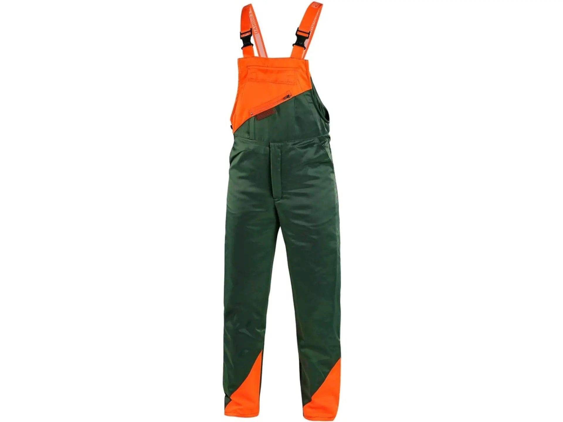 Lesnik Overalls in Green/Orange - Euro Work Wear