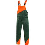 Lesnik Overalls in Green/Orange - Euro Work Wear