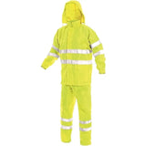 York High Visible Coverall in Yellow - Euro Work Wear