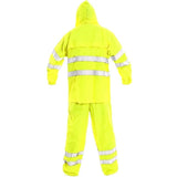 York High Visible Coverall in Yellow - Euro Work Wear